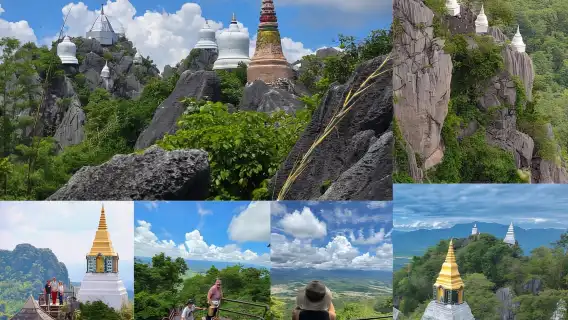 Chiang Mai: Sky Pagodas, Lampang, & Skywalk Lamphun Transfer