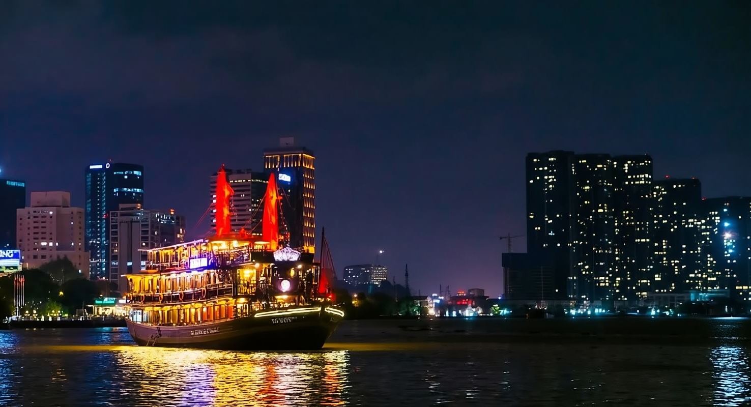 Ho Chi Minh City: Saigon River Dinner Cruise with Live Music