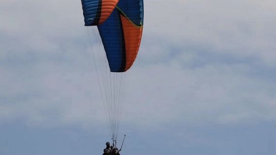 杭州金家山滑翔傘基地+鸕鳥國家滑翔傘飛行營地滑翔傘飛行體驗【專業教練帶飛+贈送GoPro視訊拍攝】