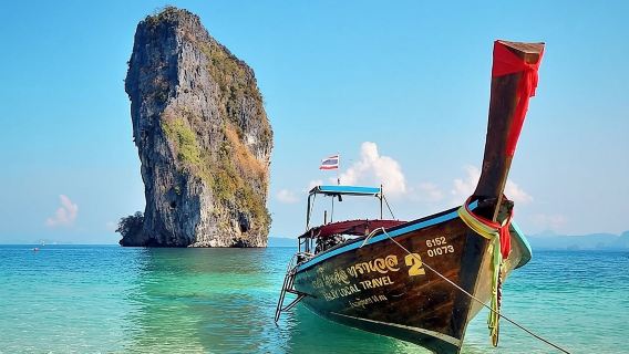 Krabi 4 Island Tour: Private Long-tail Boat Charter