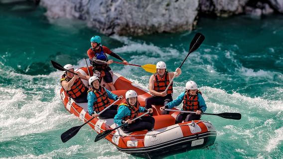 Whitewater Rafting on the Soča River in Bovec, Slovenia