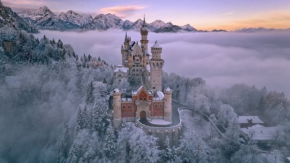Fairy-tale Castle: 1-day tour to Neuschwanstein Castle from Munich (round-trip + multilingual audio guide)