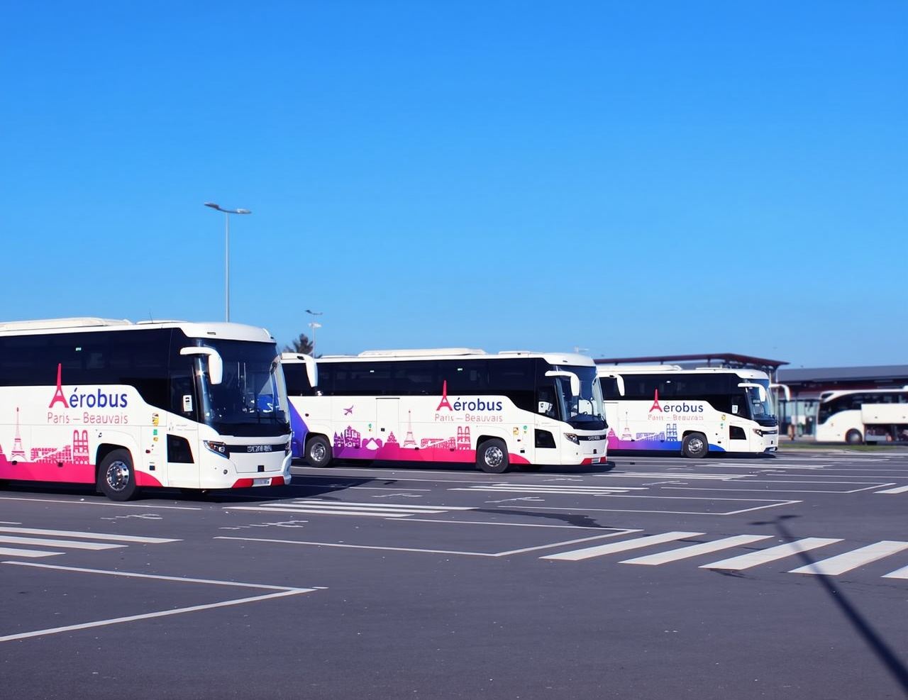 フランス・ボーベ空港(BVA)-パリ中心部 往復空港バスチケット【即時利用可能・便利で迅速】