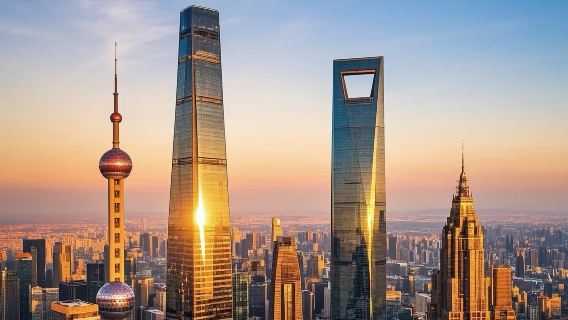 Shanghai Day Tour:World Financial Center+Old Street+Huangpu River Cruise+ERA Acrobatic Sho