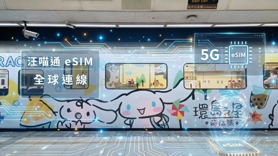【三麗鷗萌旅號eSIM環島行】台中-台北單程車票