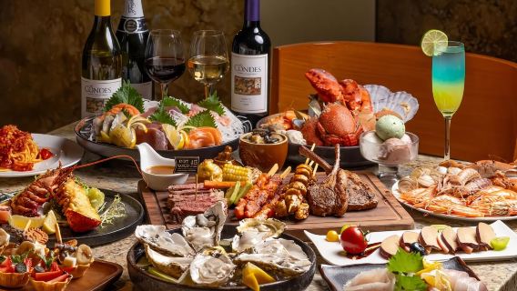 Shenzhen: JW Marriott Hotel Shenzhen Golden Eagle - Buffet Voucher|Cafe Chinois Seafood Buffet Western Restaurant|buffet diner|buffet lunch