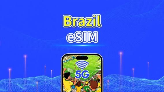 eSIM Brazil | 5G/4G | Gói dữ liệu Hàng ngày/Tổng | 1–30 ngày | Thanh toán 24 giờ | Mã QR
