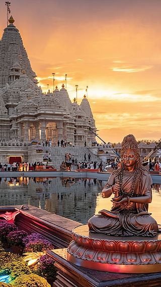 Longwood Gardens + Hindu Temple Day Tour in Pennsylvania, USA