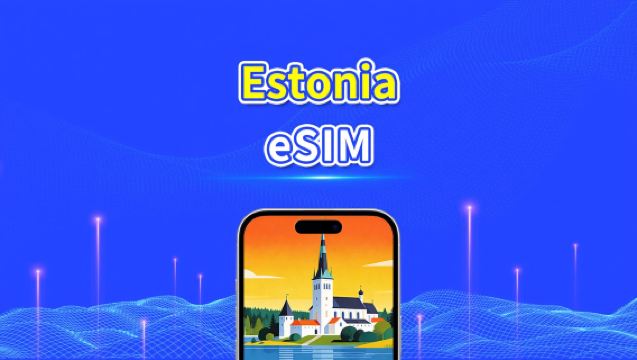 Estonia eSIM | 5G/4G | Pakej Data Harian/Total | 1-30 hari | Pengebilan 24 Jam | Kod QR