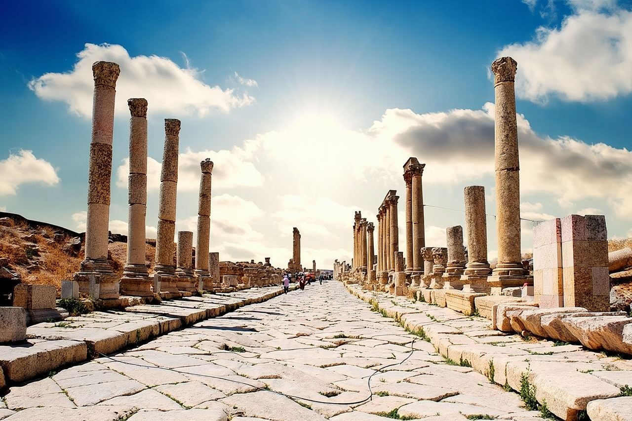 Ganztagestour: Umm Qais, Jerash und Ajloun ab Amman