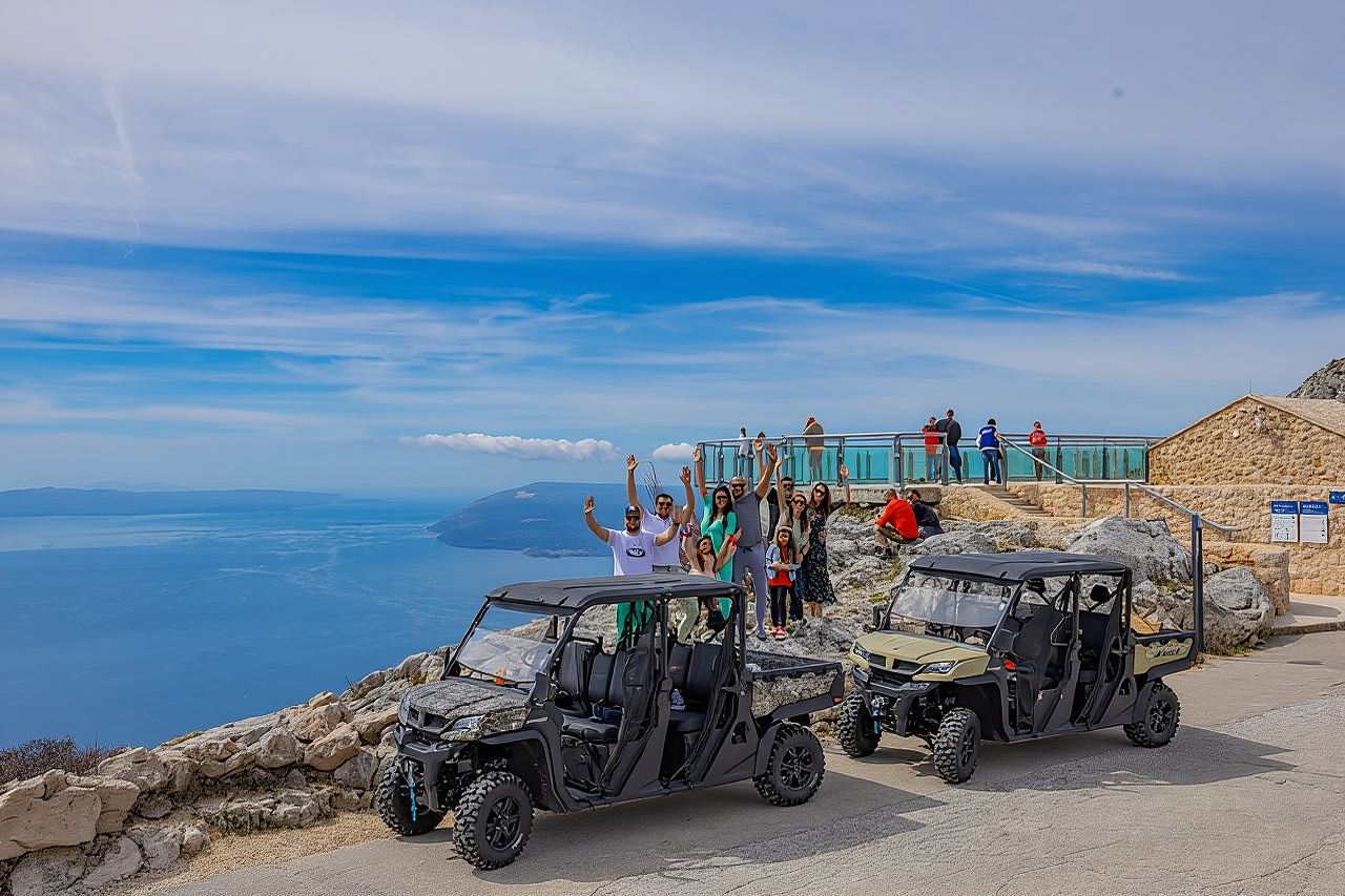 Makarska: tour del punto panoramico Baggy Skywalk e Biokovo