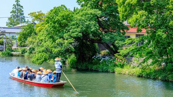 Yanagawa River Cruise Day Trip | Guaranteed Ninja Boatman Performance! Steamed Eel Included (Yanagawa City, Fukuoka Prefecture)