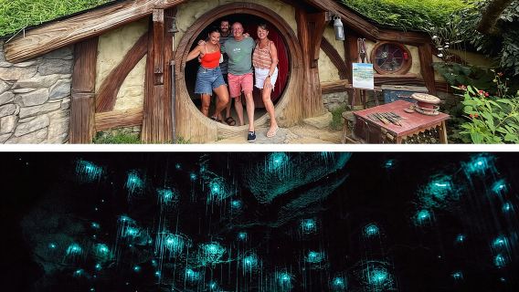 Tur Kelompok Kecil Hobbiton & Gua Waitomo dengan Makan Siang dari Auckland