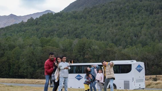Tour di un giorno al Villaggio degli Hobbit e alle Grotte di Glowworm di Waitomo da Auckland con pranzo