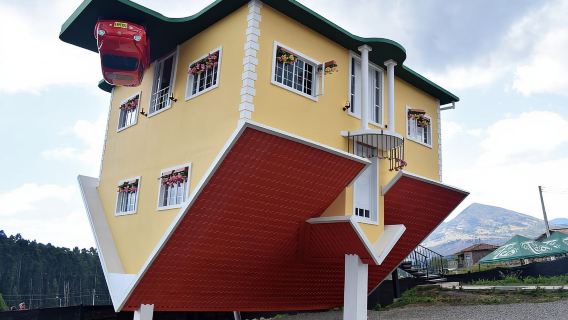 Excursión desde Bogotá, Laguna de Guatavita, Pueblo de Guatavita, Casa Loca.