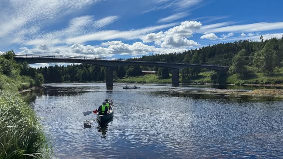 Sälen: Half day Canoe Tour from Högstrand