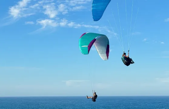 山東煙台海景滑翔傘【高空觀光+海景飛行+專業教練一帶一】