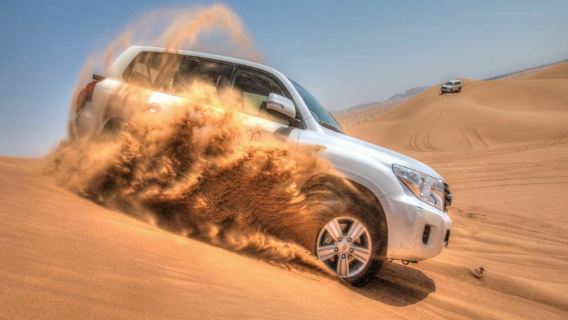 4x4 Desert Safari with BBQ Dinner at Abu Dhabi Camp