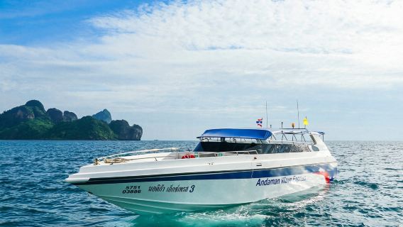 Thailand Phuket Phi Phi Schiffsfahrkarte - Speedboot/Großschiff Transfer wählbar zwischen Ton Sai Bay/Laem Tong Beach (Phi Phi Nord) mit Fährbootsfahrt Option für Einzelfahrt oder Hin- und Rückfahrt