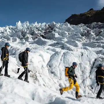 アイスランド・ヴァトナヨークトル氷河のスカフタフェット氷河