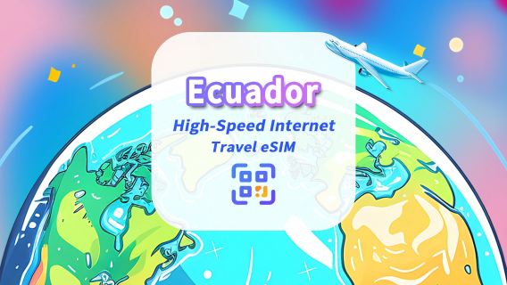 Ecuador eSIM | 4G | Daily/Data Package | High-Speed Data | 24-Hour Validity | 1-30 Days | QR Code