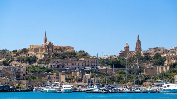 Gozo with bus including Blue Lagoon Comino & Sea Caves