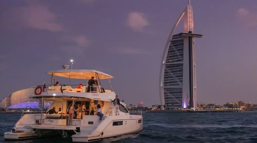 Dubai Luxury Shared Yacht Tour with Live BBQ Dinner / Breakfast Transport Passes 6