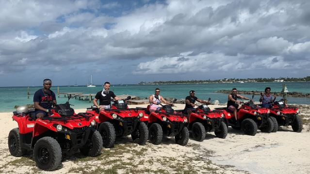 Atv Tour of Nassau + Beach Break (Everyone Drive Their Own Atv)