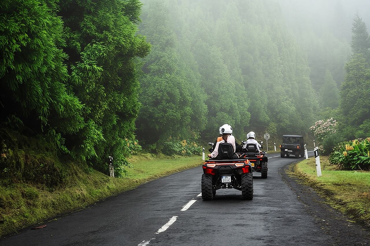 Lawatan Quad & Buggy Sete Kawah Cidades - 4x4 - Separuh Hari