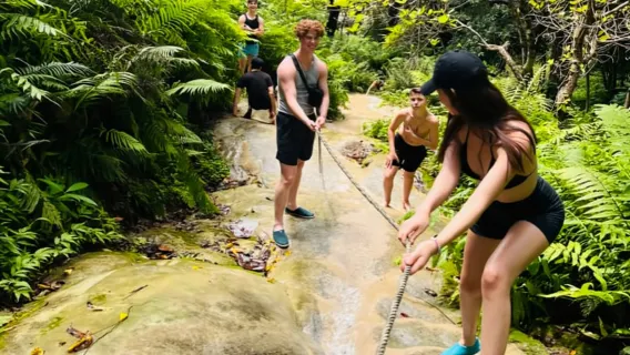 Chiangmai : A Bamboo Raft Safari , Sticky waterfalls, by Trip with 65 reviews