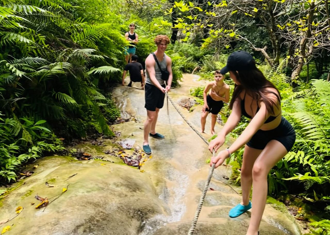 Chiangmai : Sticky waterfalls,Bamboo rafting,Dantewada cafe