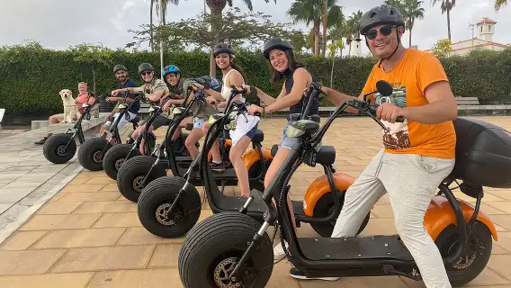 Rent an E-Scooter Chopper 2 seater : Playa del Ingles,Maspalomas and Meloneras