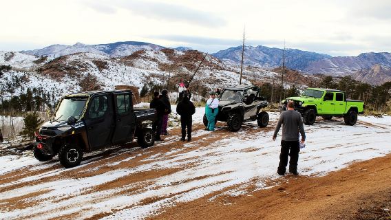 Woodland Park: Recorrido guiado de 2 horas en UTV al atardecer por las Montañas Rocosas