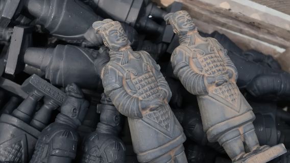 Make Your Own Mini Terracotta Warrior in Xi'an