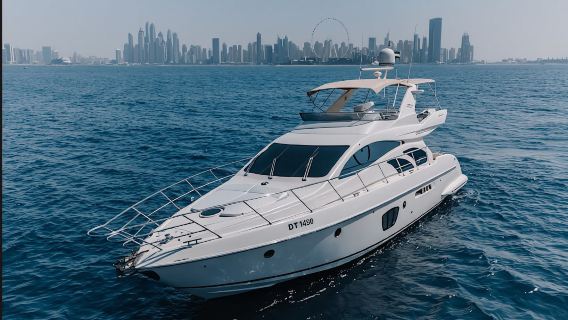 【杜拜遊艇出海】Dubai harbour 55英尺Azimut豪華遊艇包船出海