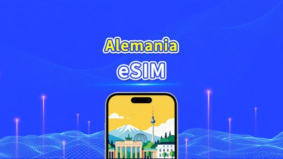 Alemania eSIM | 5G/4G | Paquete de datos diario/total | Facturación de 24 horas | 1–30 días | Código QR