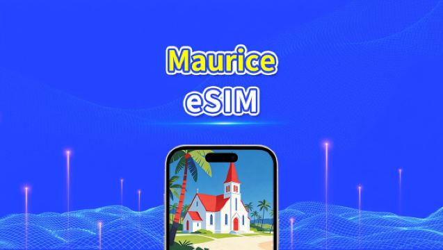 Maurice eSIM | 4G | Pass journalier/Forfait données total | 1–30 jours | Facturation toutes les 24 heures | Code QR