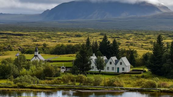 lawatan sehari Bulatan Emas Iceland dan Tasik Kawah (Grand Loop/ tiket masuk/Pemindahan Bandar Termasuk)