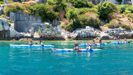 Desde Kas: Excursión guiada en kayak de mar a Kekova