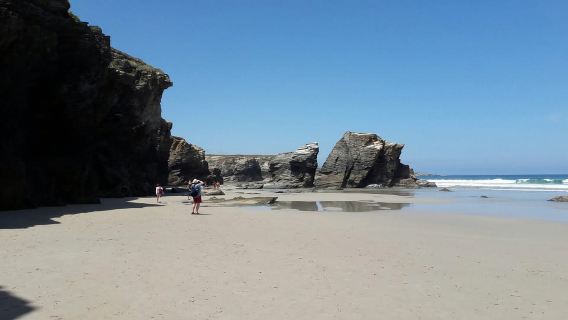 Desde Lugo: Excursión de medio día a Playa de las Catedrales y Ribadeo