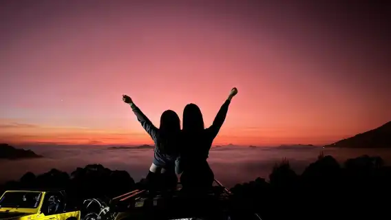 峇裡島:巴杜爾山日出吉普車之旅(含溫泉)