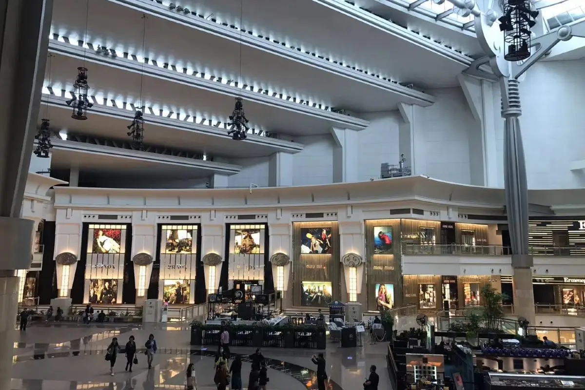 台北松山空港のターミナルは2か所