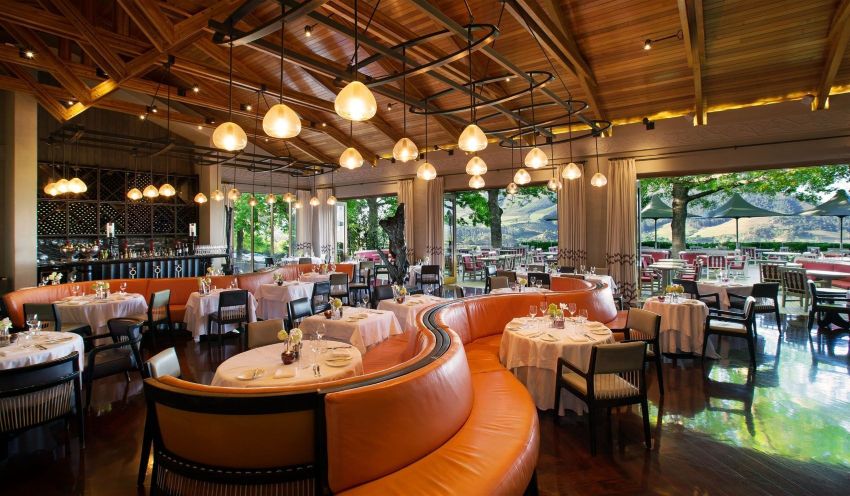 Restaurant Delaire Graff Hotel Delaire Graff Estate Popular Wine