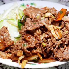 Charcoal cuisine Kobe beef Ikuta 여행 사진
