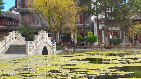 鹤庆比较有特色的一条街道，也算是当地的商业中心区域，本地人基