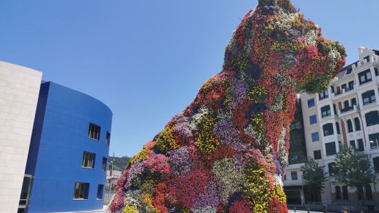 bilbao畢爾巴鄂位於西班牙北部，城市靠山沿海，展館位於市