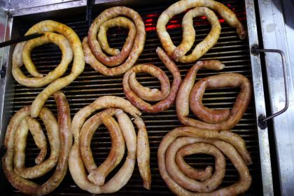 正宗盤龍小腸火盆燒烤