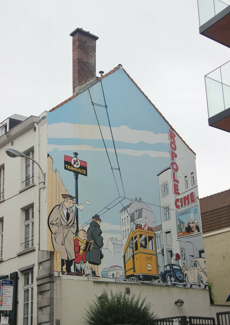 Tintin Mural Painting - Brussels Travel Reviews｜Trip.com Travel Guide