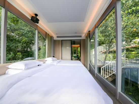 Guangzhou Valley Xiyue Zhuang Boutique Homestay Room Type - Yunding Hanging Residence, Beautiful Villa, One Bedroom, One Living Room, Private Bath, Twin Bed Roo