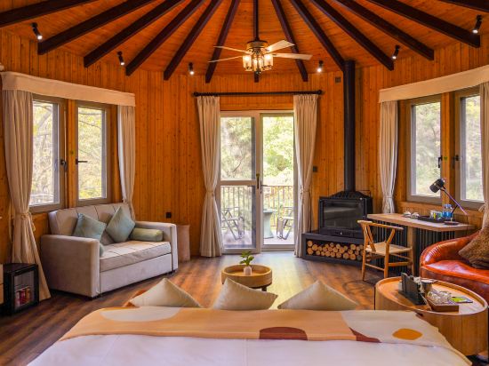 Guangzhou Valley Xiyue Zhuang Boutique Homestay Room Type - Lake View Tree House Big Bed Room